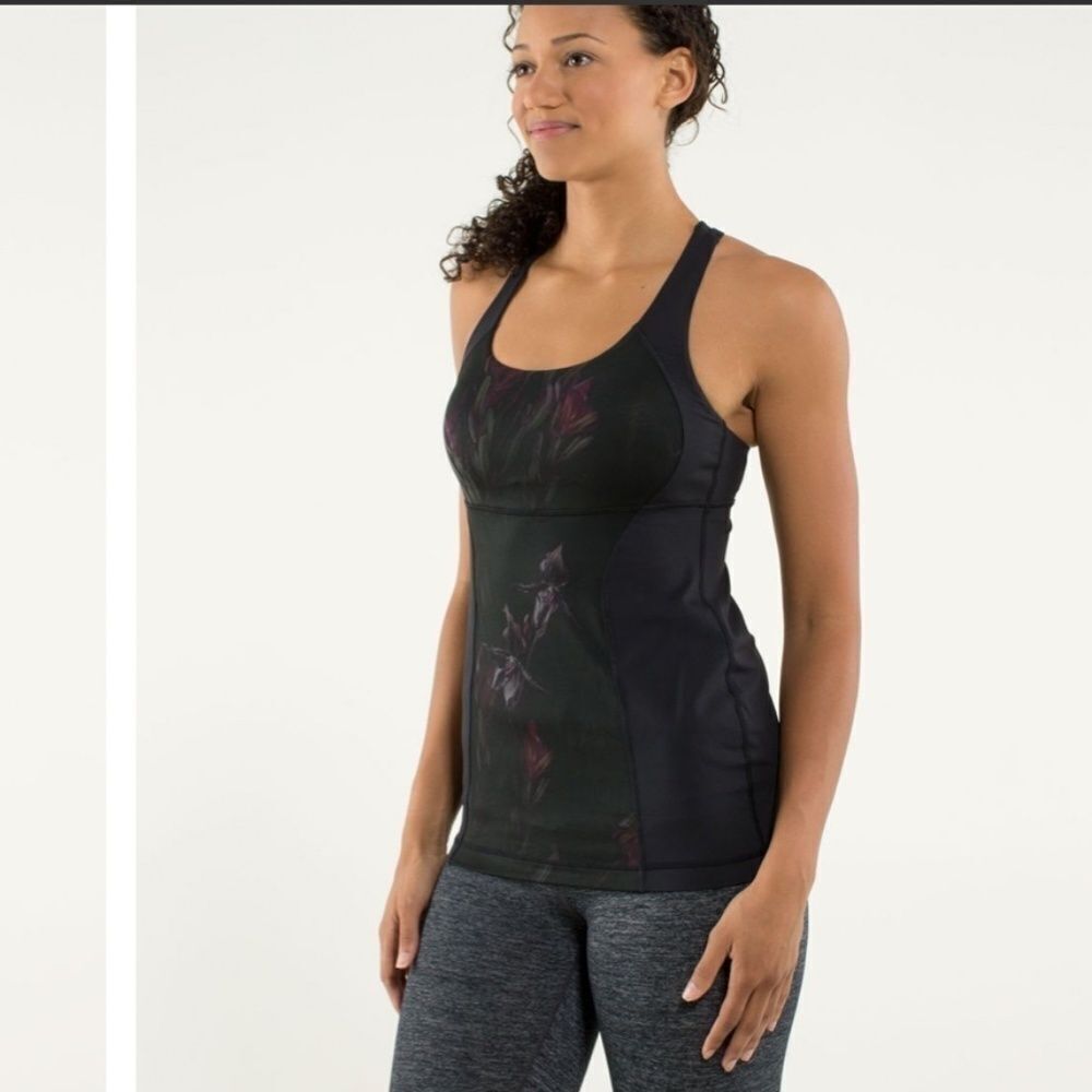 Lululemon Energy Tank Midnight Iris Multi / Black